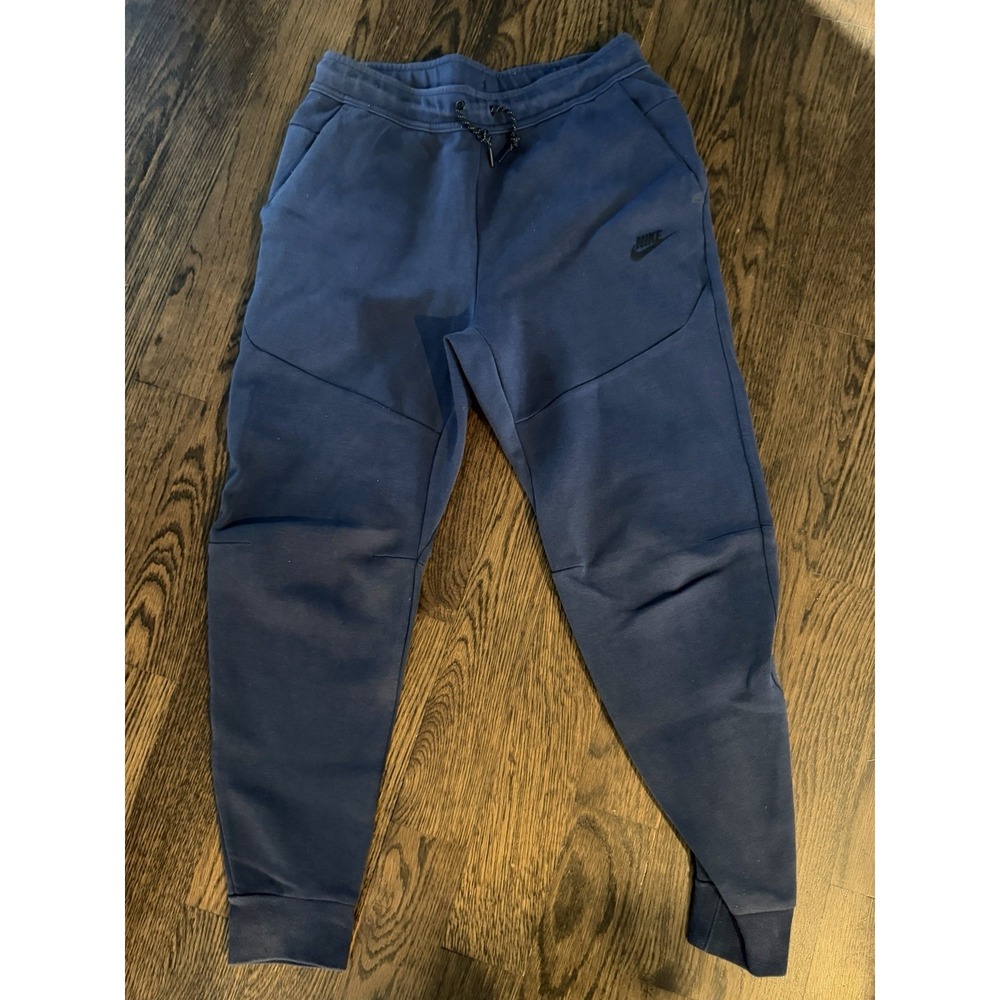 Nike Tech Fleece Sweatpants Men Medium Navy Blue